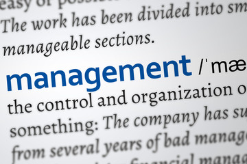 management dictionary word, definition of important concept