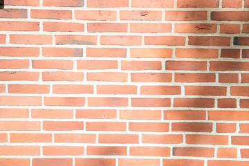 Backsteinwand als grafisches Element