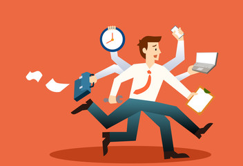 Busy, working people, work, performance, assessment, work, late, attendance, overtime, anxiety, white-collar workers, hard work, busy, rush, punctual, rush, position, sales, workplace, official, part-