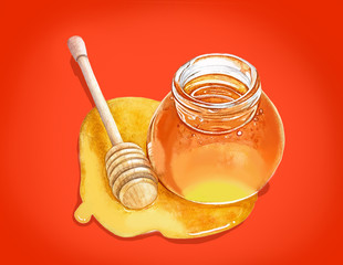 Honey, Propolis, Bee Jelly, Sweet, Delicious, Delicious, Food, Food, Health, Nutrition, Health, Maintenance, Nutrition, Food, Honeypot