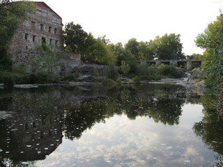 old mill near the river