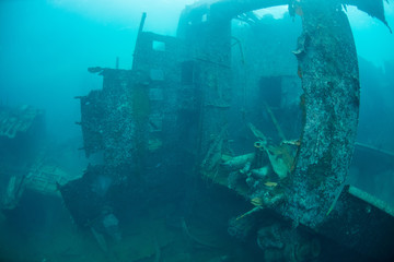 Wreck of Minenr&auml;umschiff 26 MRS26 at Hopseidet, Norway