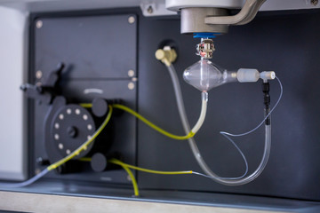 The laboratory high-resolution microwave plasma atomic emission spectrometer (MPAES) device for elemental property analysis of material sample in all areas of industry.