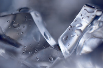 Close-up view of the crystal