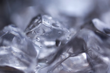 Close-up view of the crystal