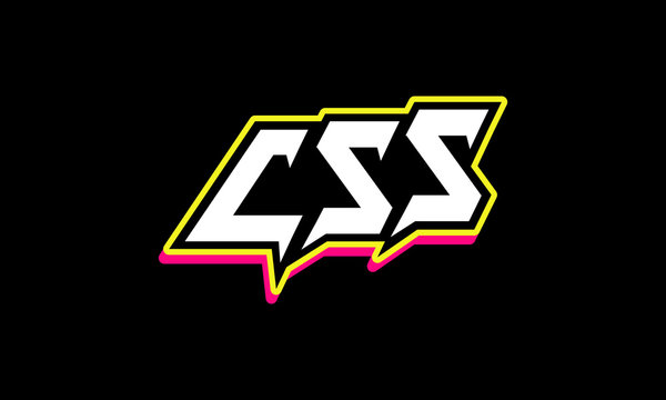 CSS Sticker Illustration Vector Print