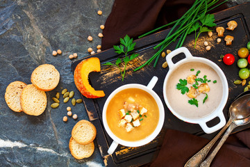 soup with mushrooms