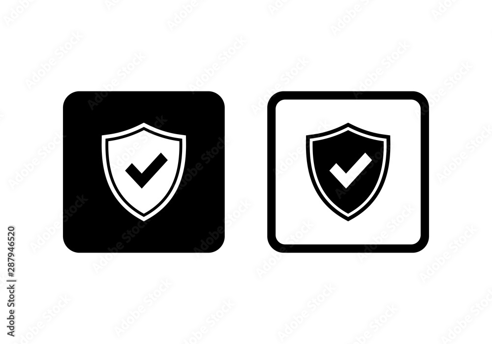 Poster shield icon vector. symbol for web site computer and mobile.