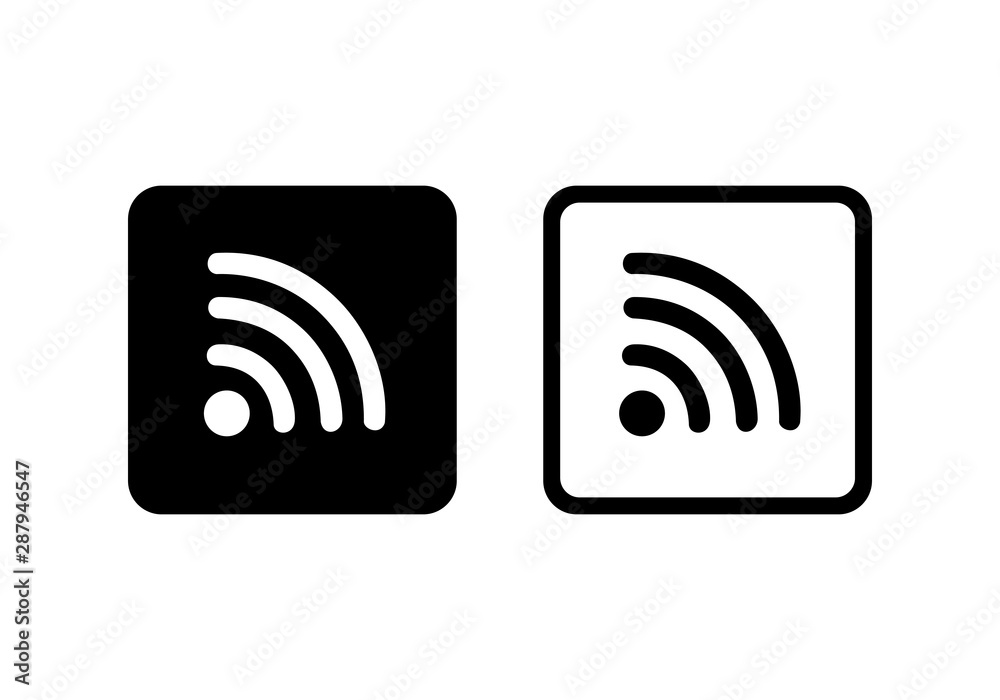 Poster wifi icon symbols vector. symbol for web site computer and mobile.