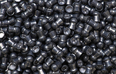 Pile of lead air-gun pellets
