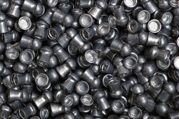 Pile of lead air-gun pellets