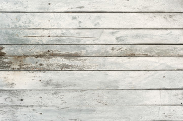 Old white timber wood wall texture background