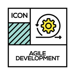 AGILE DEVELOPMENT ICON CONCEPT