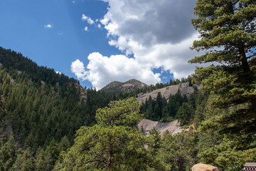Blue Skies over the Colorado Mountains 