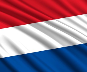 Fototapeta premium 3d waving flag