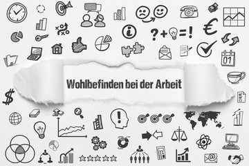 Wohlbefinden bei der Arbeit