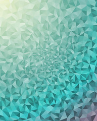 Abstract Delaunay Voronoi trianglify Generative Art background illustration