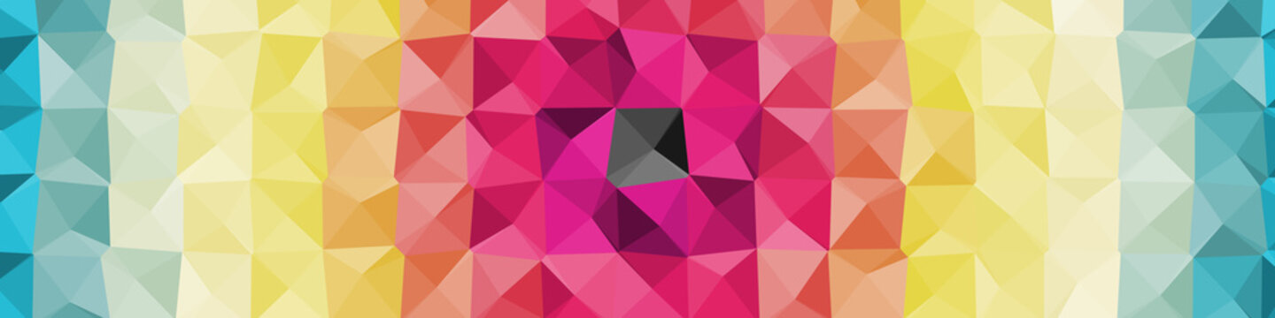 Abstract Delaunay Voronoi trianglify Generative Art background illustration