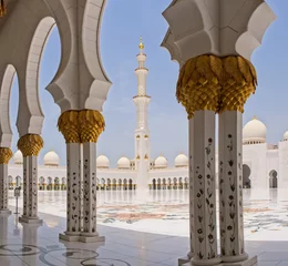 Fotobehang Sheikh Zayed Grand Mosque. Abu-Dhabi, UAE. May 2019 © Сергій Вовк