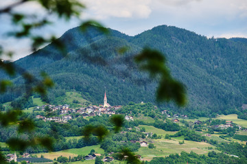 Beautiful landscape of South Tirol Italy