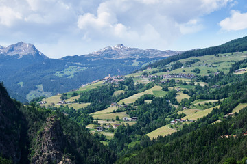 Fototapeta na wymiar View from monastery Saeben to landscape