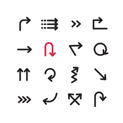 Vector mix set of Arrow