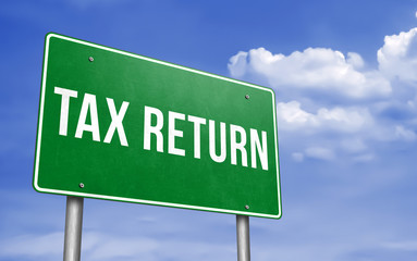Tax return - road sign information