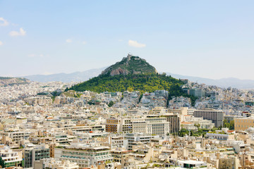 Athens cityscape from Acropolis, Greece.