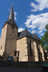 Fototapeta na wymiar Stadtkirche in Melsungen
