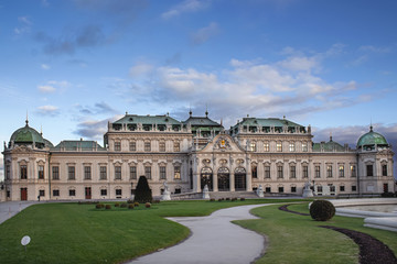 Fototapeta na wymiar Belvedere superiore-Vienna