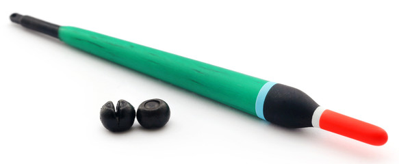 Fishing float with lead sink © Swapan