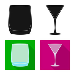 Vector design of form and celebration logo. Set of form and volume vector icon for stock.