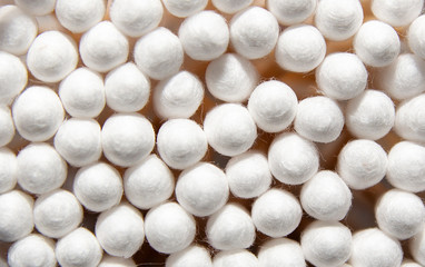 cotton buds on close up view
