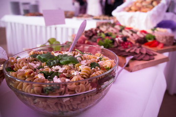 Essen am Buffet
