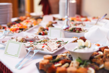 Essen am Buffet