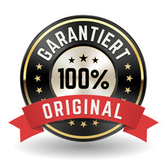Garantiert 100% Original Siegel in gold/schwarz