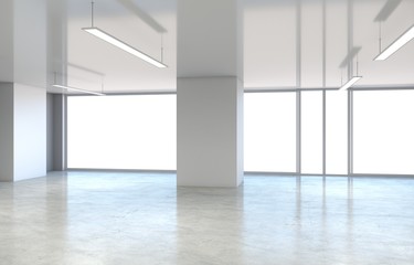 Obraz premium , interior visualization, 3D illustration