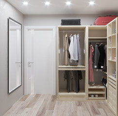 3d visualization of the wardrobe