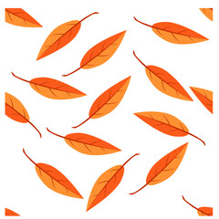 simple seamless pattern a leaf design vector