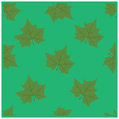 simple seamless pattern a leaf design vector