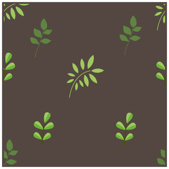 simple seamless pattern a leaf design vector