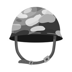 Vector design of caps and military symbol. Set of caps and khaki vector icon for stock.