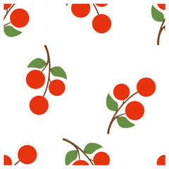 simple seamless pattern a leaf design vector