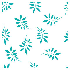 simple seamless pattern a leaf design vector