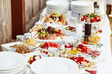 Essen am Buffet