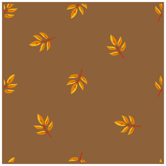 simple seamless pattern a leaf design vector