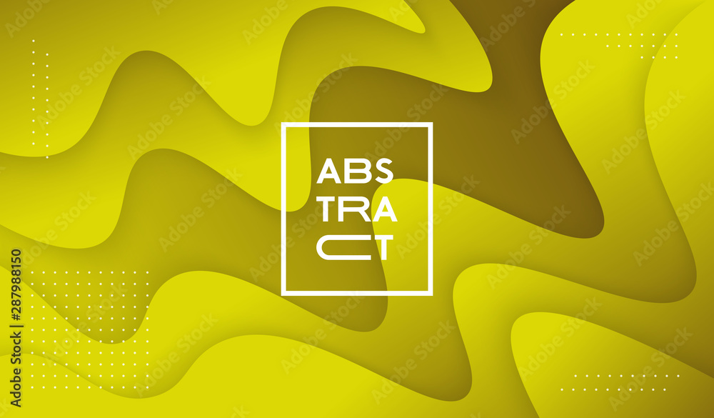 Poster Abstract fluid background vector design. Liquid color trendy backdrop.