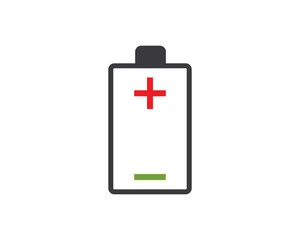 battery icon logo illustration vector