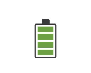 battery icon logo illustration vector