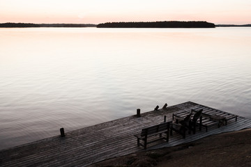 Fototapeta premium Steg am See